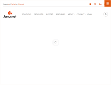 Tablet Screenshot of janusnet.com